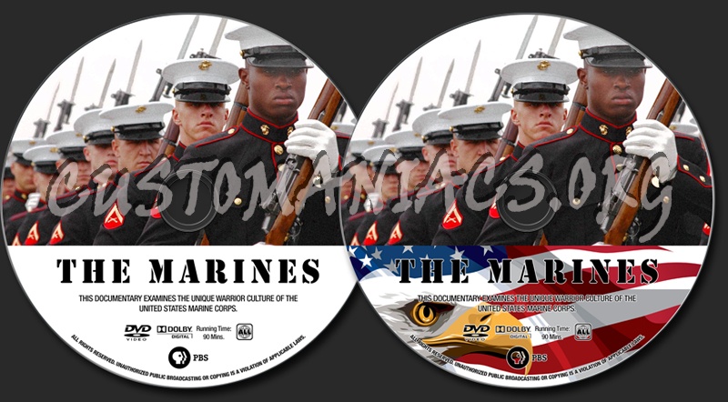 The Marines (2006) dvd label