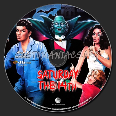 Saturday The 14th blu-ray label