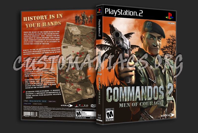 Commandos 2 - Men of Courage dvd cover