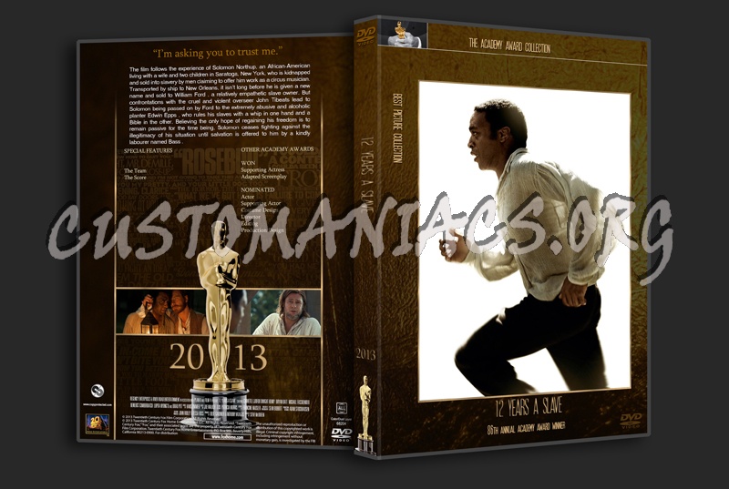 12 Years a Slave - Academy Awards Collection dvd cover