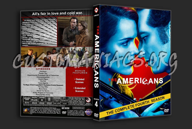 The Americans - Season 4 dvd cover