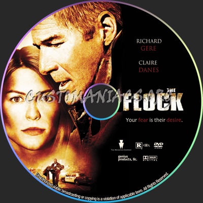 The Flock dvd label