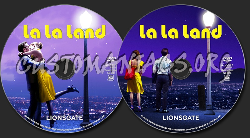 La La Land dvd label