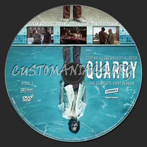 Quarry - Season 1 dvd label