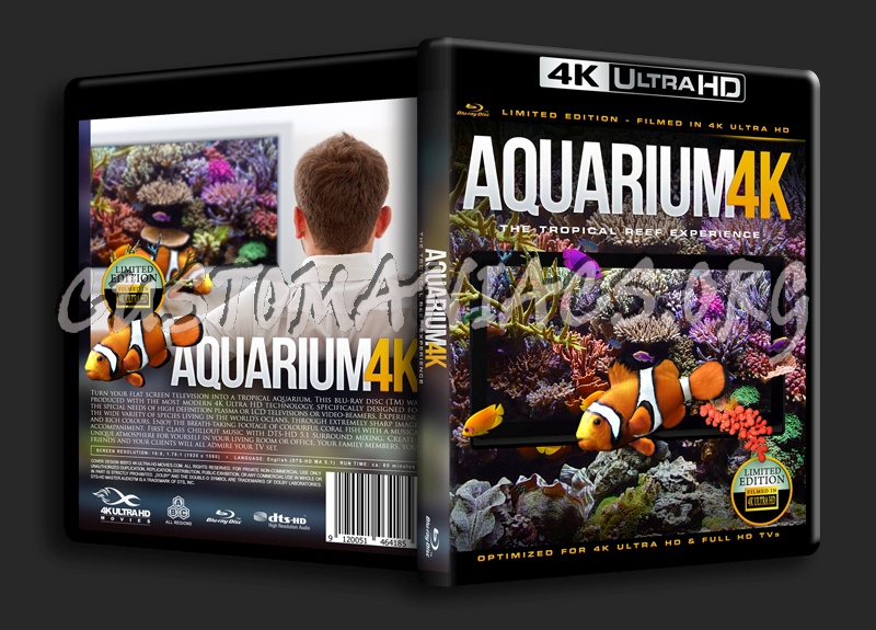 Aquarium 4K The Tropical Reef Experience blu-ray cover