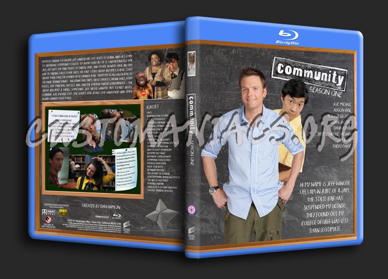 Community Season 1 blu-ray cover