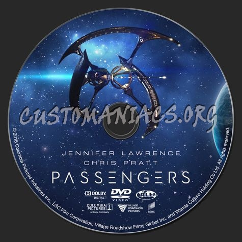 Passengers dvd label