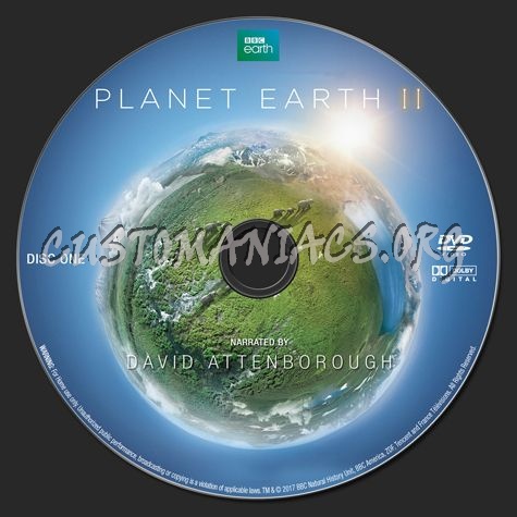 Planet Earth II dvd label