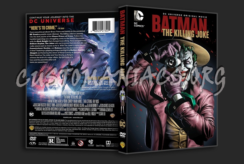 Batman the Killing dvd cover