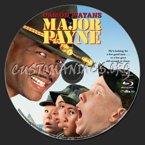 Major Payne (1995) blu-ray label