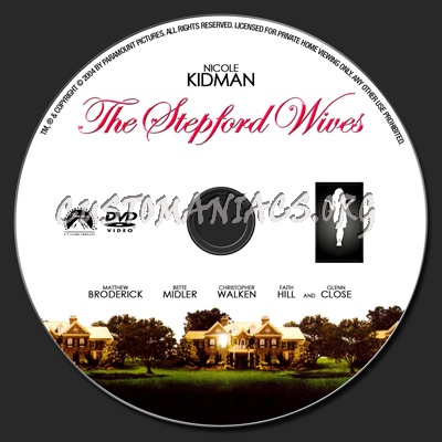 The Stepford Wives dvd label