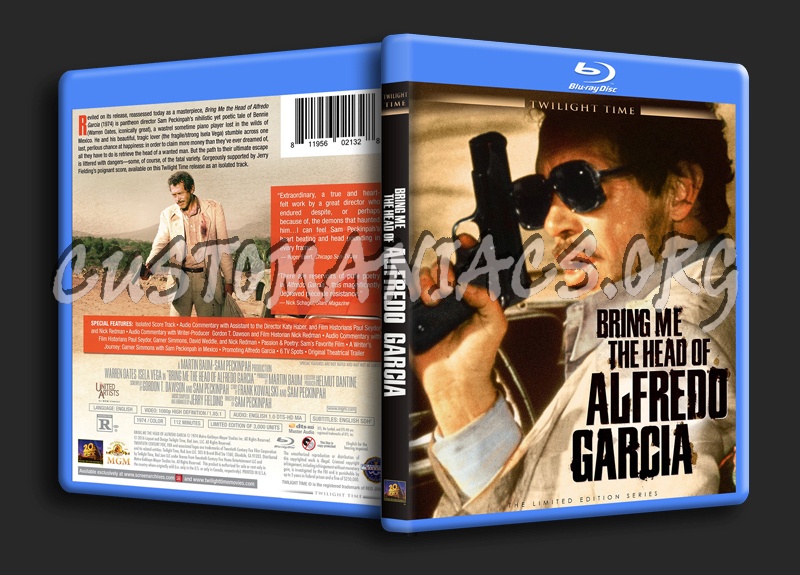 Bring Me the Head of Alfredo Garcia blu-ray cover