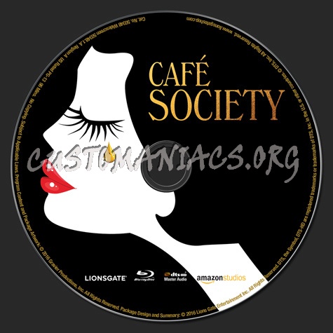 Cafe Society blu-ray label