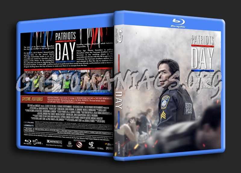 Patriots Day blu-ray cover