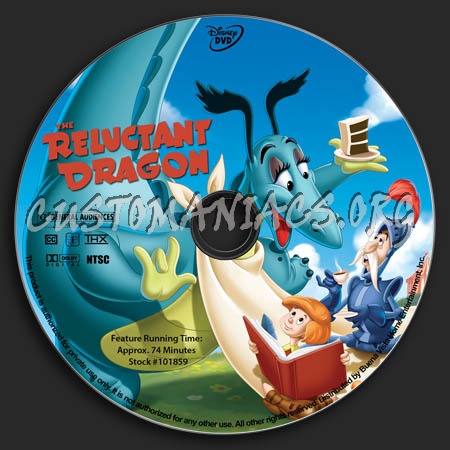 The Reluctant Dragon dvd label