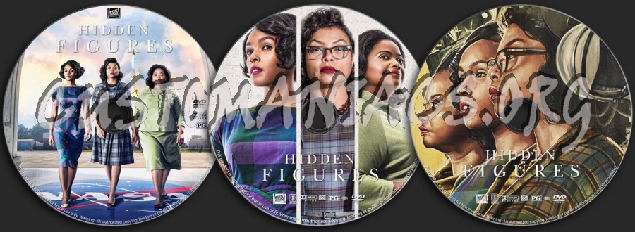 Hidden Figures dvd label