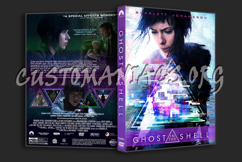 Ghost In The Shell (2017) dvd cover