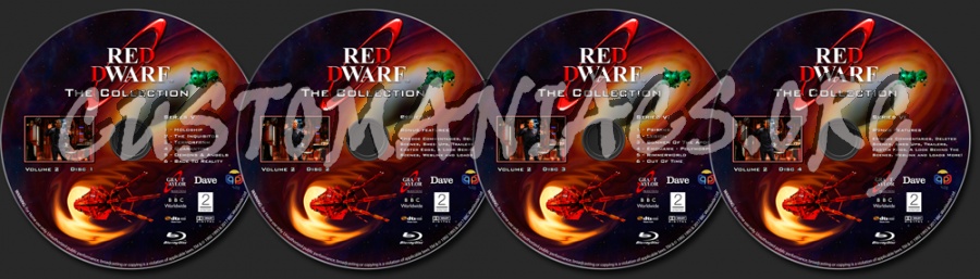 Red Dwarf - The Collection Series V & VI blu-ray label