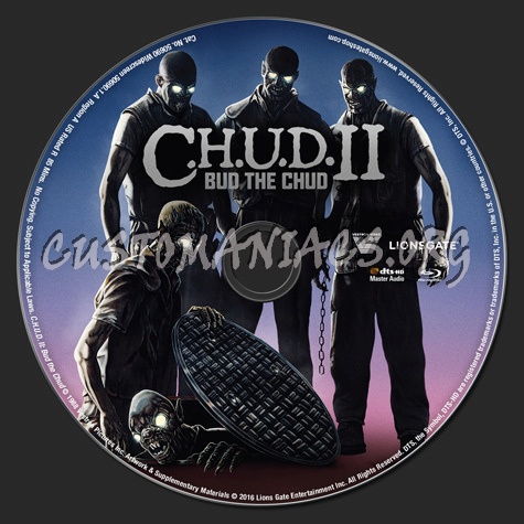 Chud II Bud the Chud blu-ray label