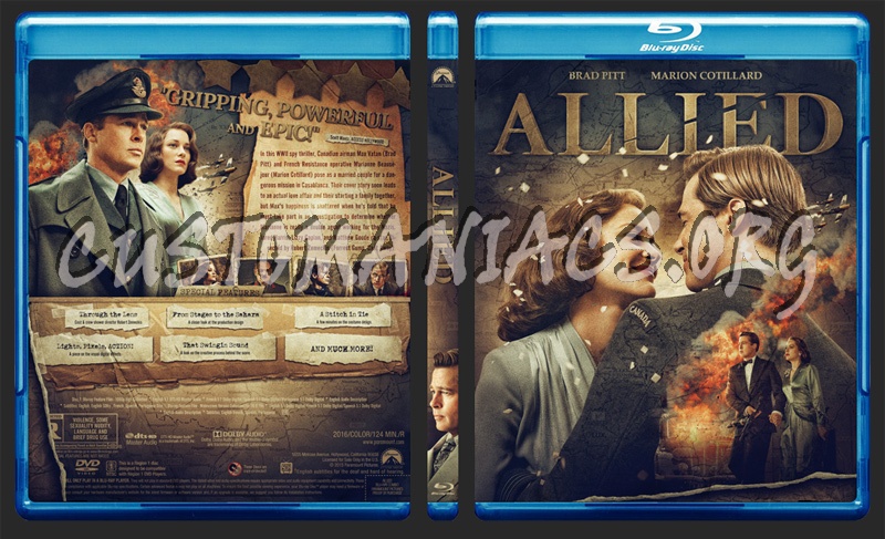 Allied blu-ray cover