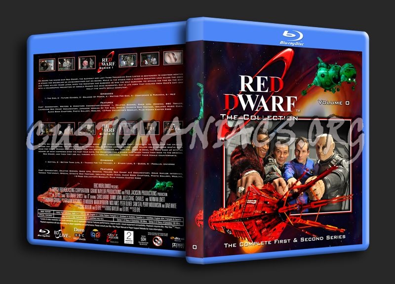 Red Dwarf - The Collection Spanning Set - Series I & II blu-ray cover