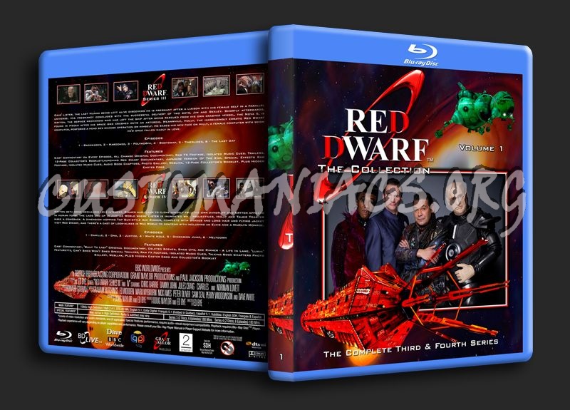 Red Dwarf - The Collection Spanning Set - Series III & IV blu-ray cover