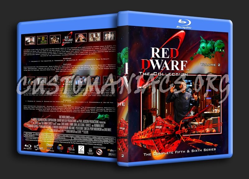 Red Dwarf - The Collection Spanning Set - Series V & VI blu-ray cover