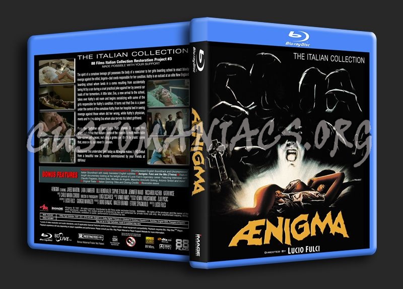 Aenigma blu-ray cover