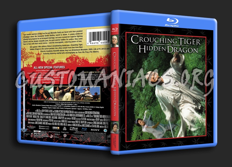 Crouching Tiger Hidden Dragon blu-ray cover