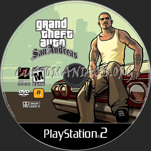 Grand Theft Auto San Andreas dvd cover - DVD Covers & Labels by