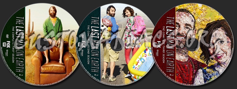 The Last Man On Earth Seasons 1-3 dvd label