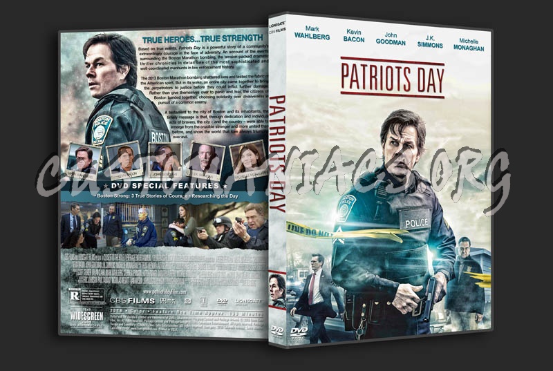 Patriots Day dvd cover