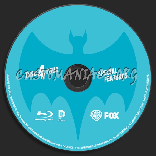 Batman Original Series Season Three blu-ray label