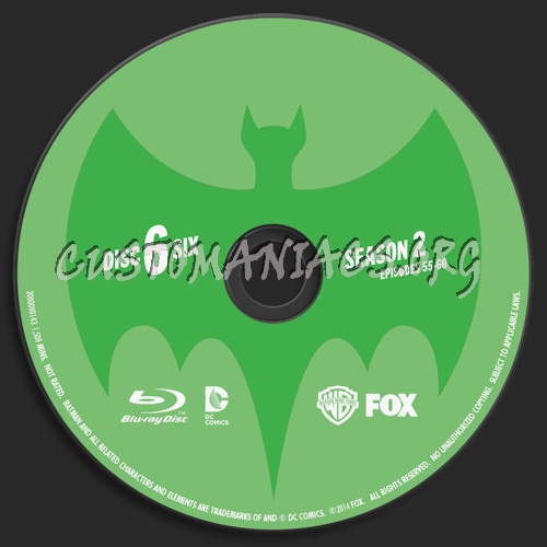 Batman Original Series Season Two blu-ray label