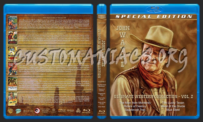 John Wayne Ultimate Western Collection - Volume 2 (1933-1934) dvd cover