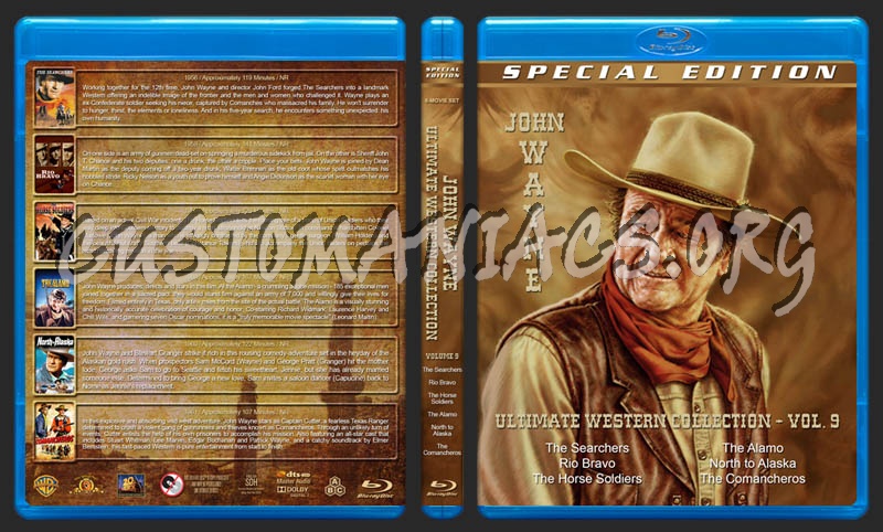 John Wayne Ultimate Western Collection - Volume 9 (1956-1961) dvd cover