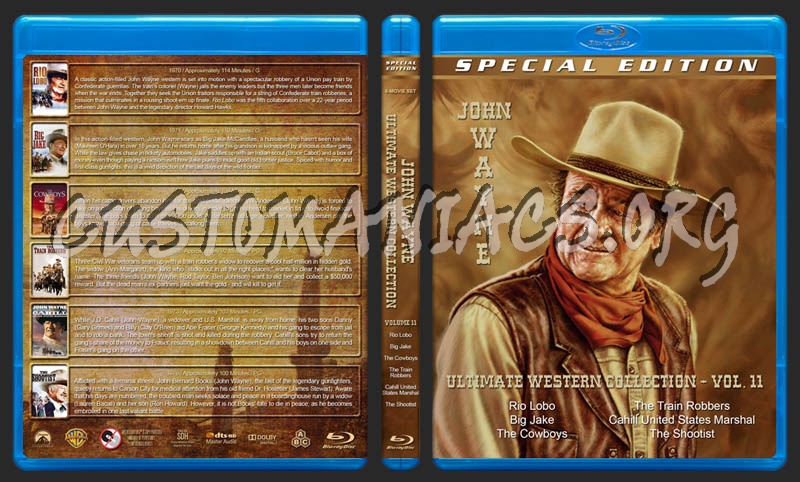 John Wayne Ultimate Western Collection - Volume 11 (1970-1976) dvd cover