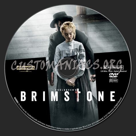 Brimstone 2017 dvd label