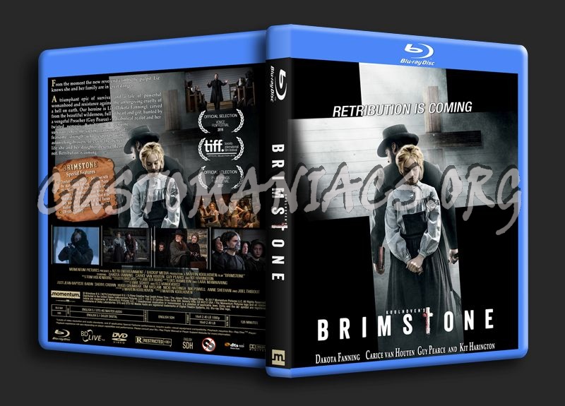 Brimstone 2017 blu-ray cover