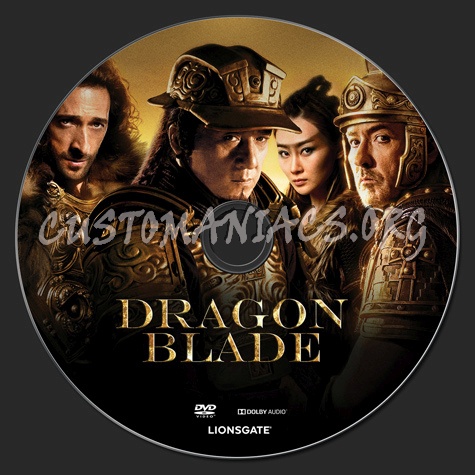 Dragon Blade dvd label