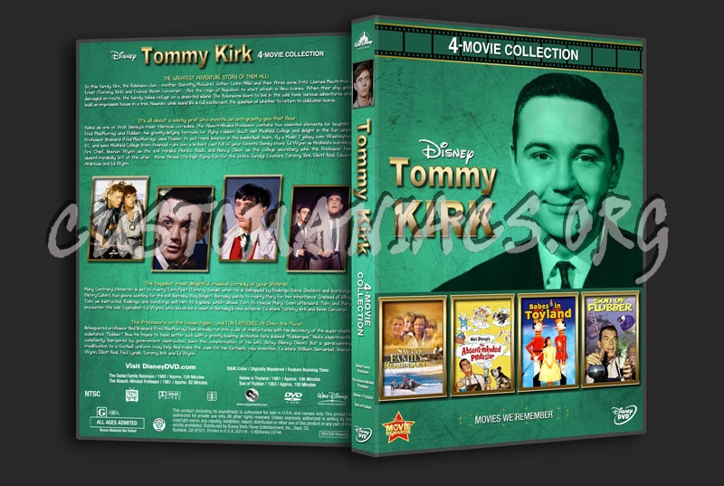 Tommy Kirk Collection dvd cover