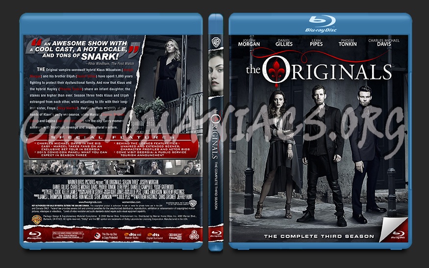 The Originals Season 3 blu-ray cover