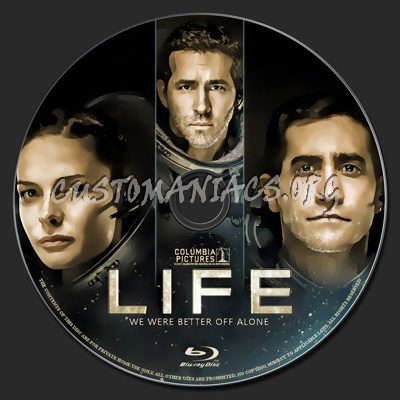 Life blu-ray label