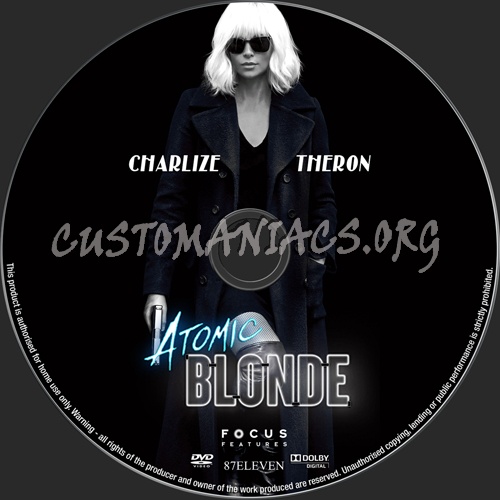 Atomic Blonde dvd label