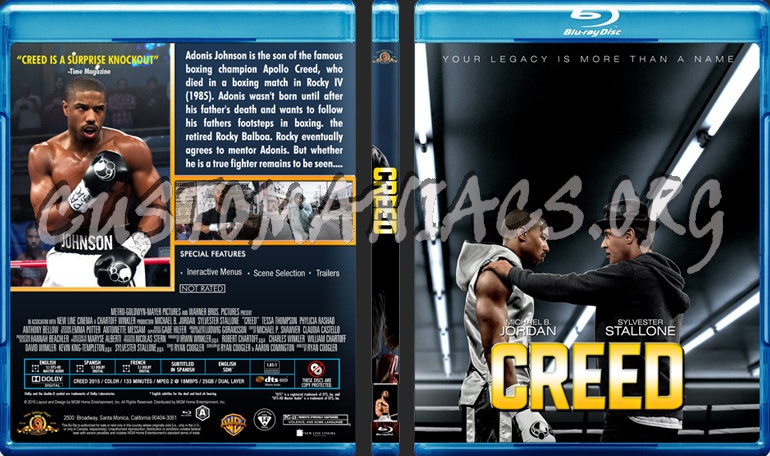 Creed (2015) blu-ray cover