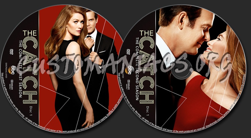 The Catch Seasons 1-2 dvd label