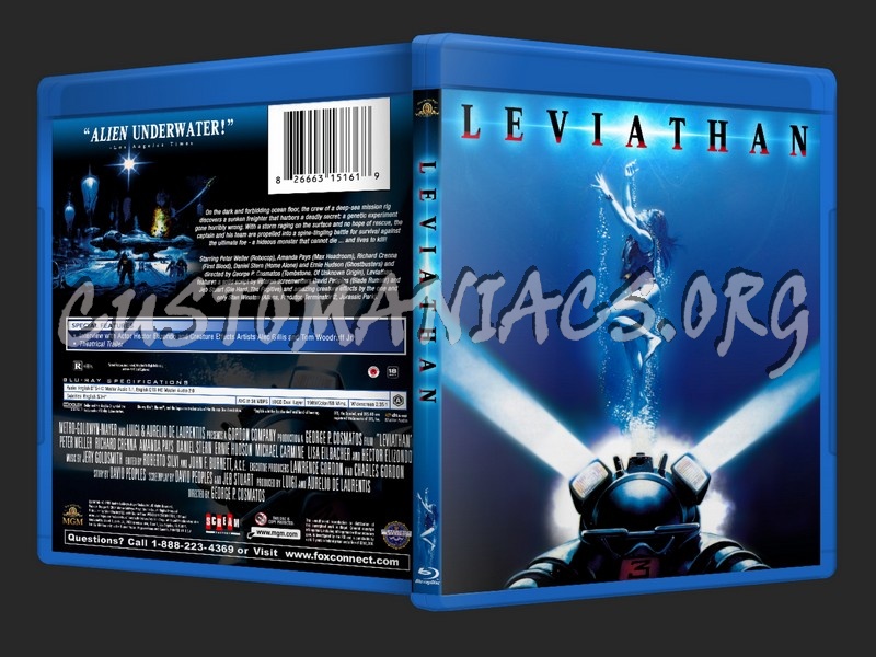 Leviathan (1989) blu-ray cover