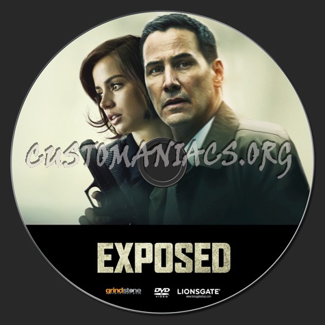 Exposed dvd label