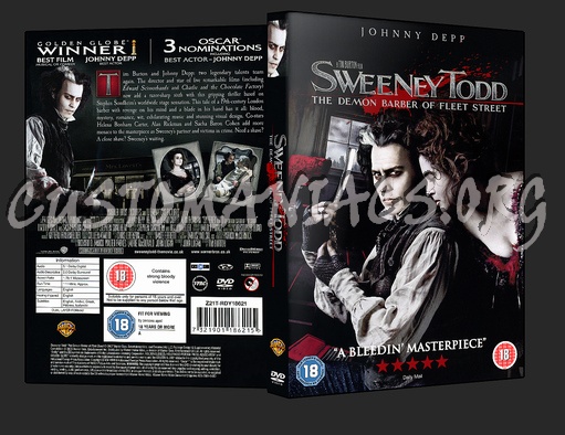 Sweeney Todd dvd cover