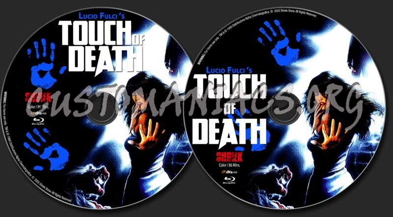 Touch of death (1988) blu-ray label